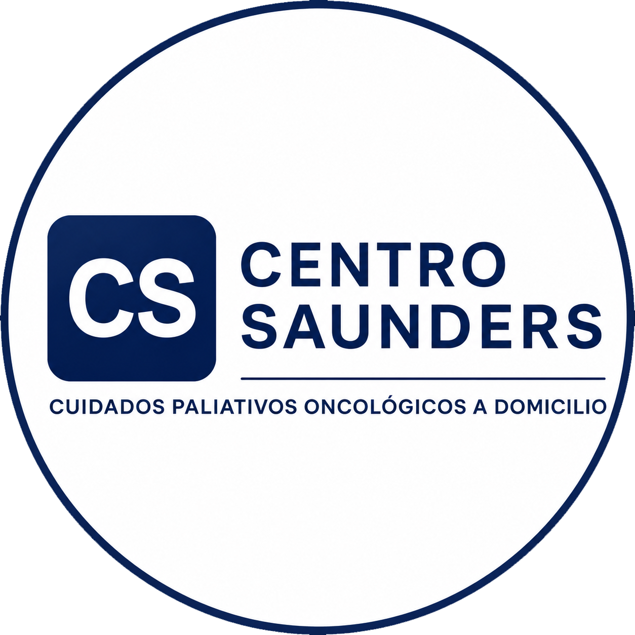 Centro Saunders Logo Circular Fondo Trasparente