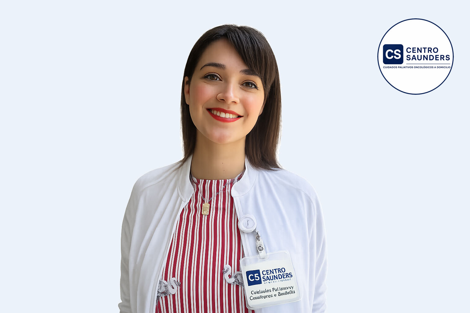 Foto Loreto Fernandez Gonzalez Psicooncologa con Logo